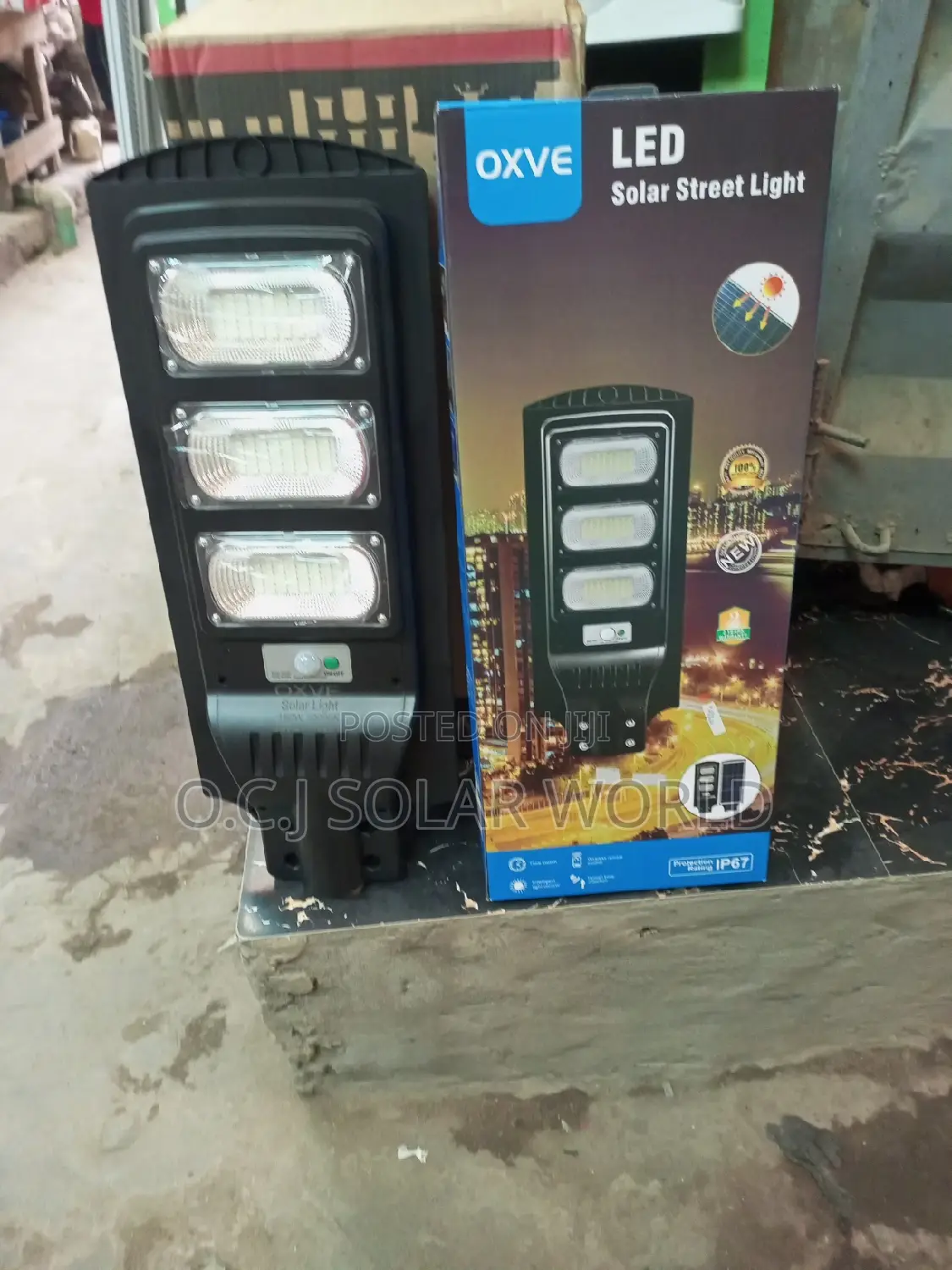 Solar Street Lights 3 Eyes 150watts