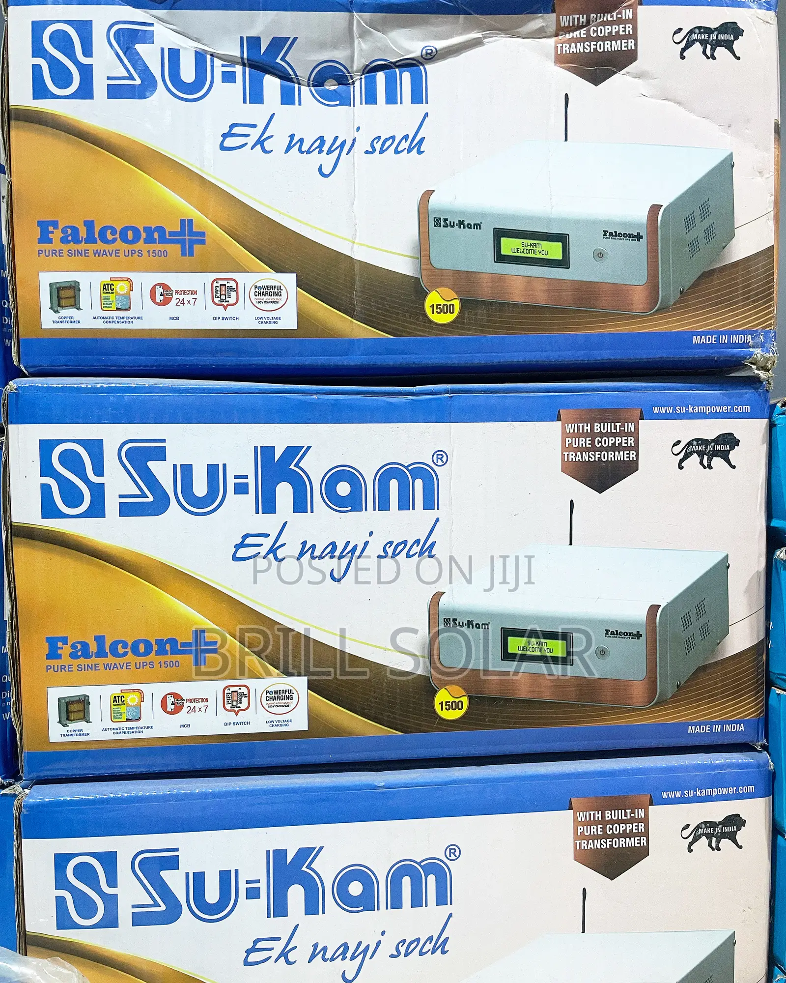 1.5KVA, 12V SU-KAM Pure Sine Wave Inverter
