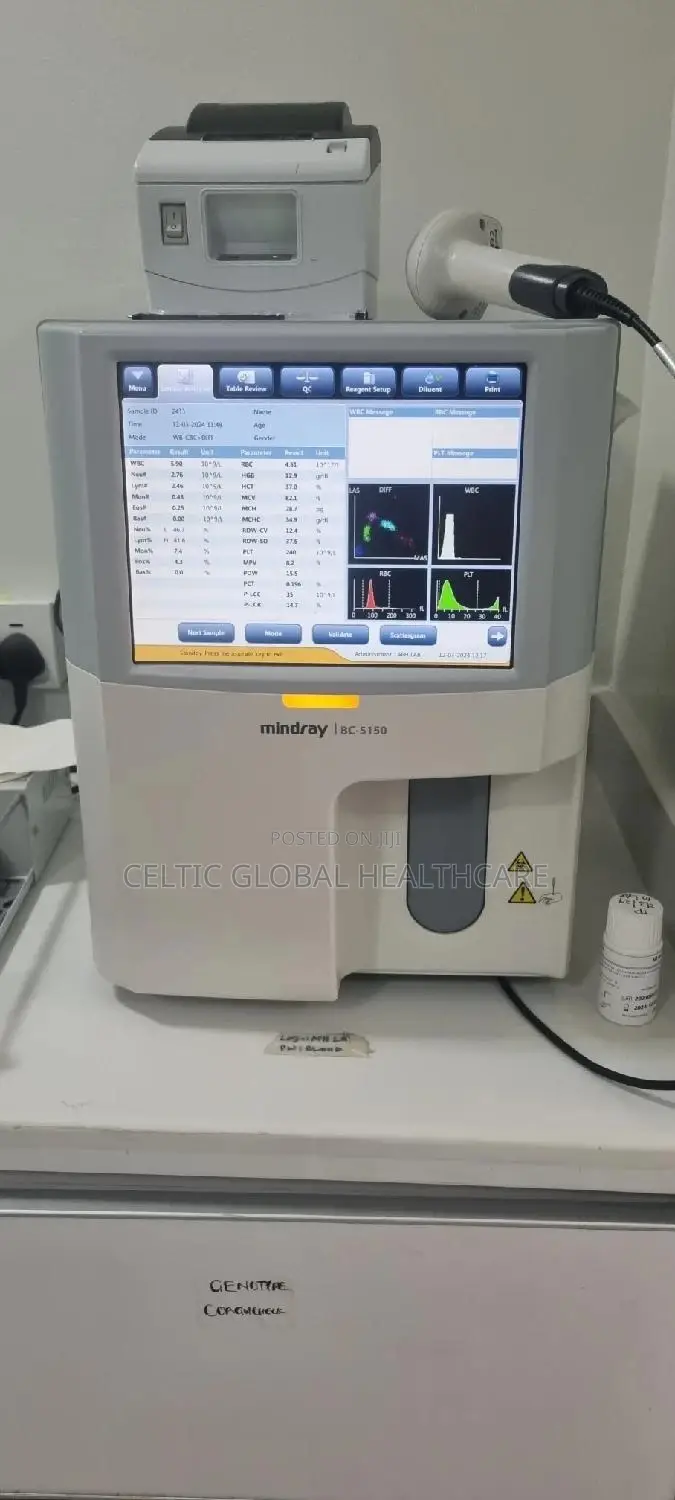 Mindray Bc-5150 5part Hematology Analyzer.
