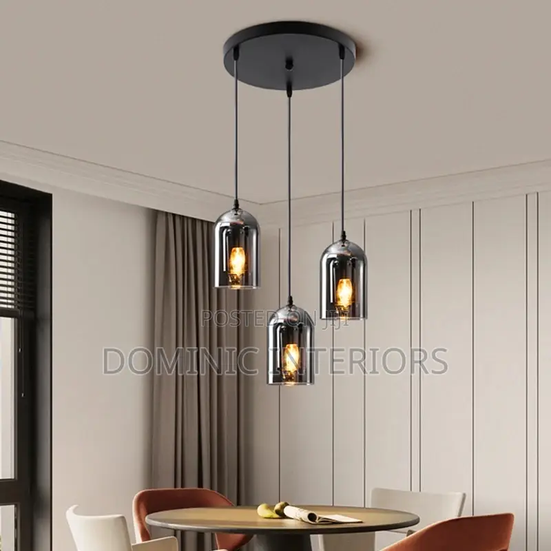 Designers Smoke a Grey Glass Chandelier