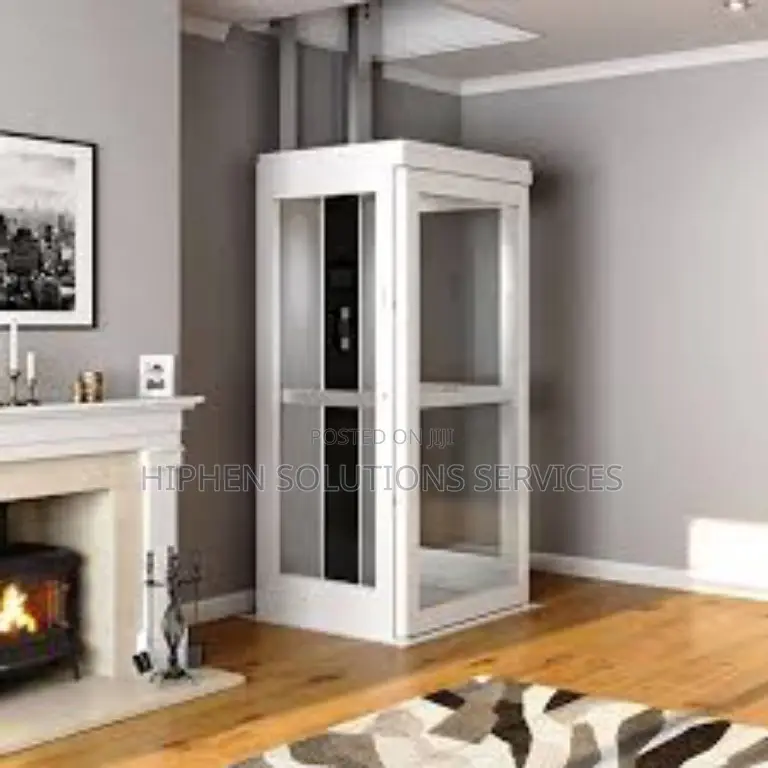 Without Machine Room SS And Glass Home Passenger Lift