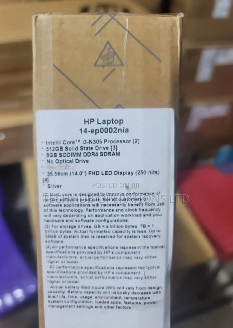 New Laptop HP 14-dq2031tg 8GB Intel Core i3 SSD 512GB