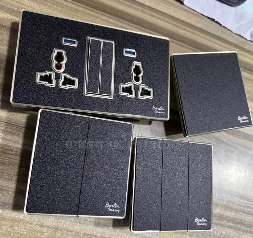 Black Berlin Germany Switches And Sockets