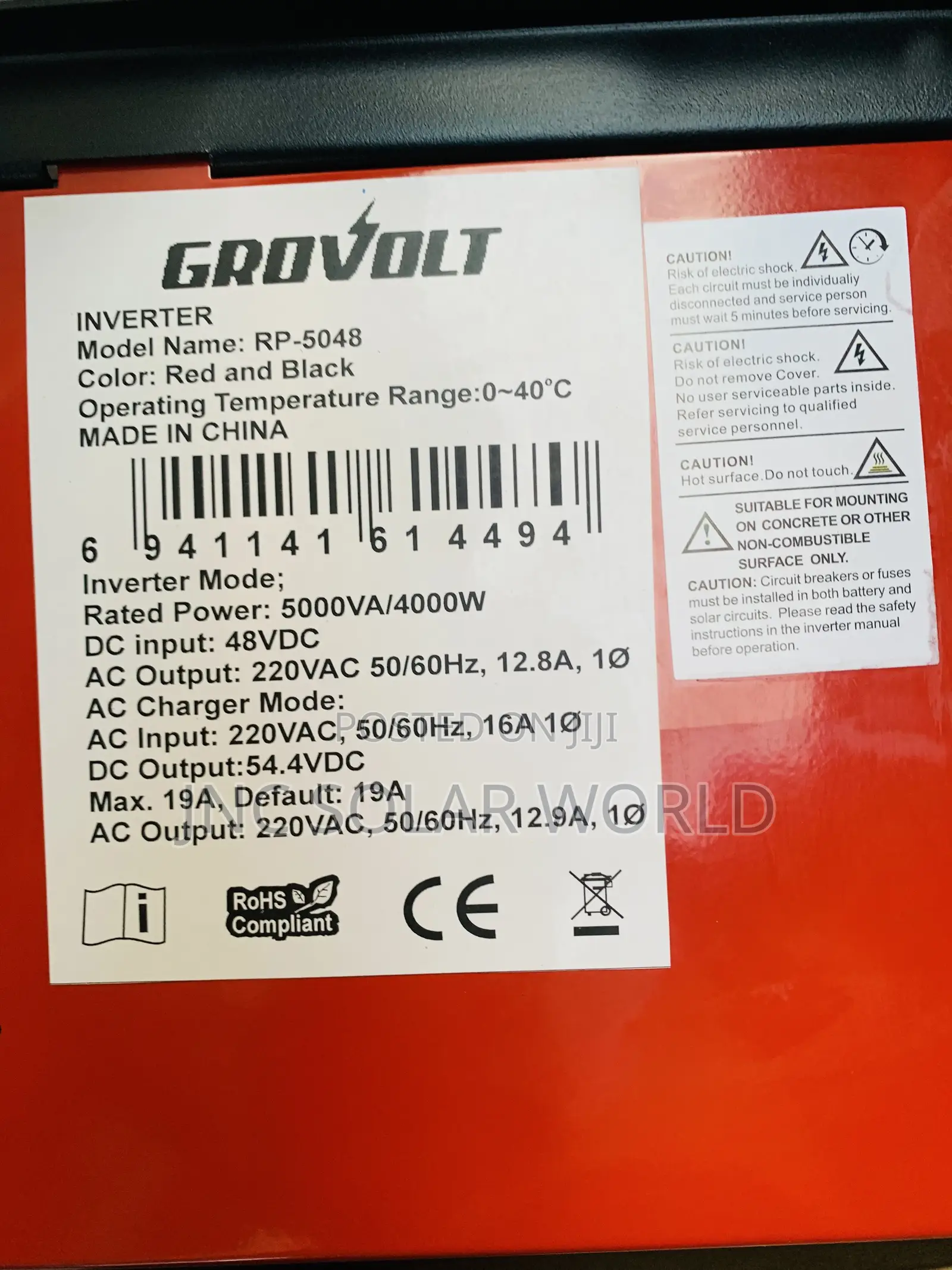 5kva/48v -Grovolt Inverter