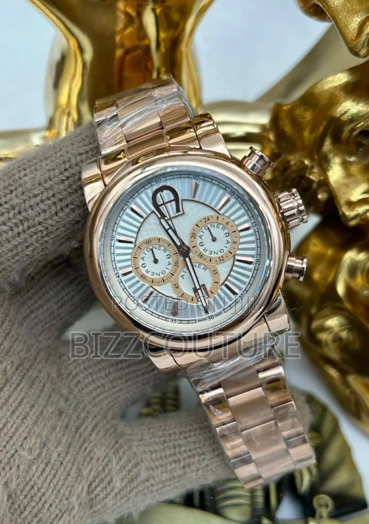 Original AIGNER GOLD CHAIN WATCH Available in Store