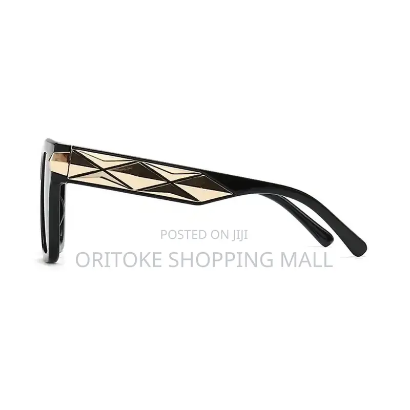 Luxury Brand Designer Oversized Flat Top Sunglasses Women