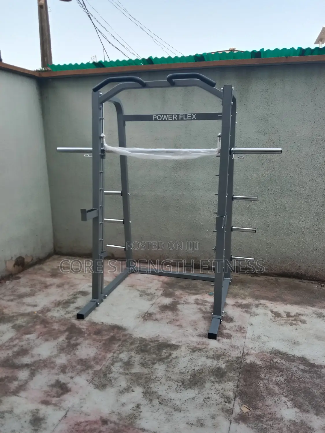 Commercial Smith Machine With Pull-Up and Squat Rack.