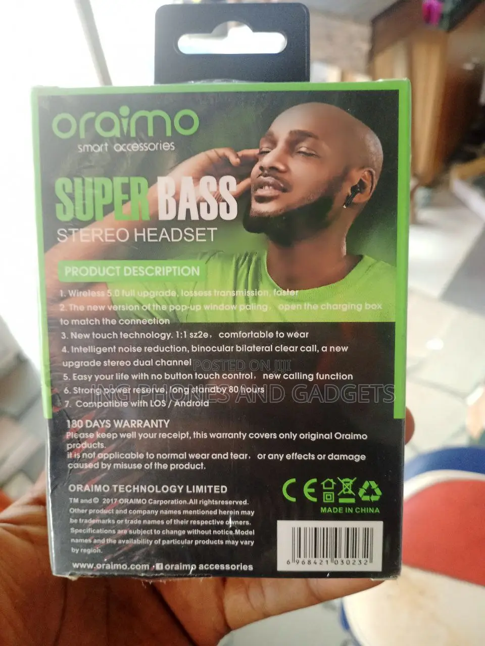 Oraimo Super Bass Stereo Headset