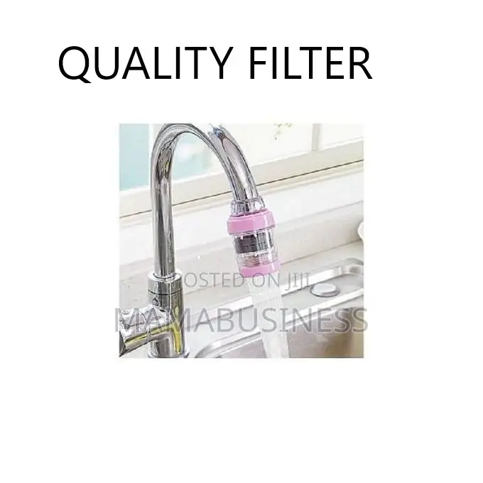 Faucet Water Filter (Magnetized Tap Water Filter) Pink