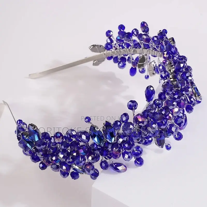 5 Colors Handmade Wedding Bride Luxury Red Blue Rhinestones