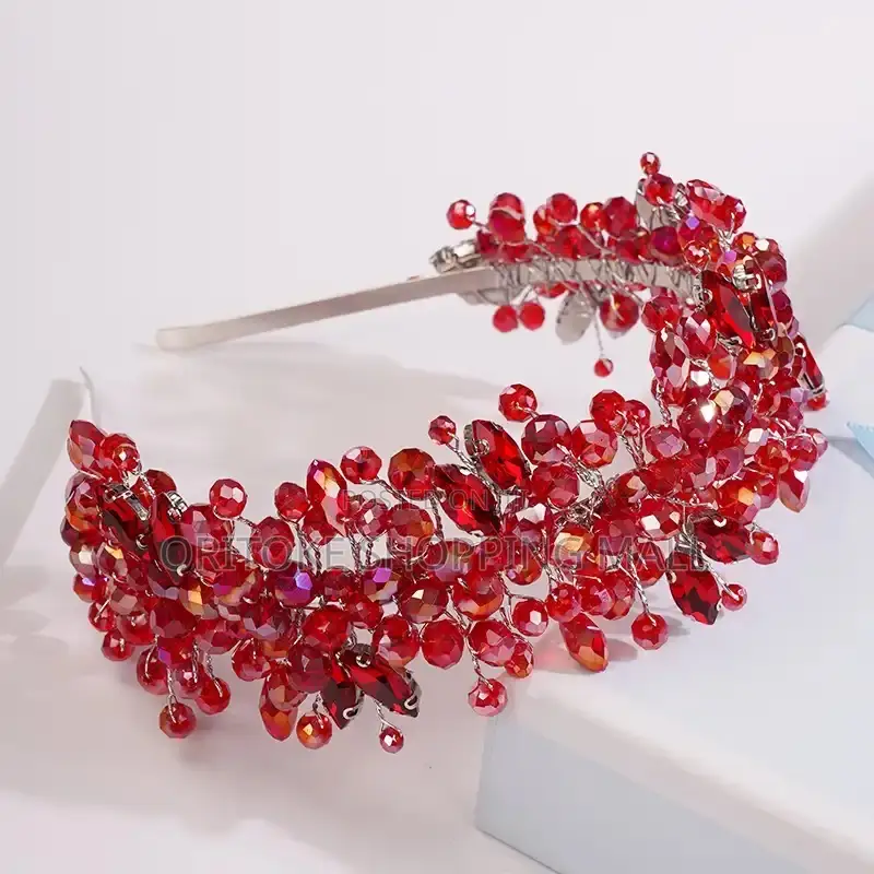 5 Colors Handmade Wedding Bride Luxury Red Blue Rhinestones