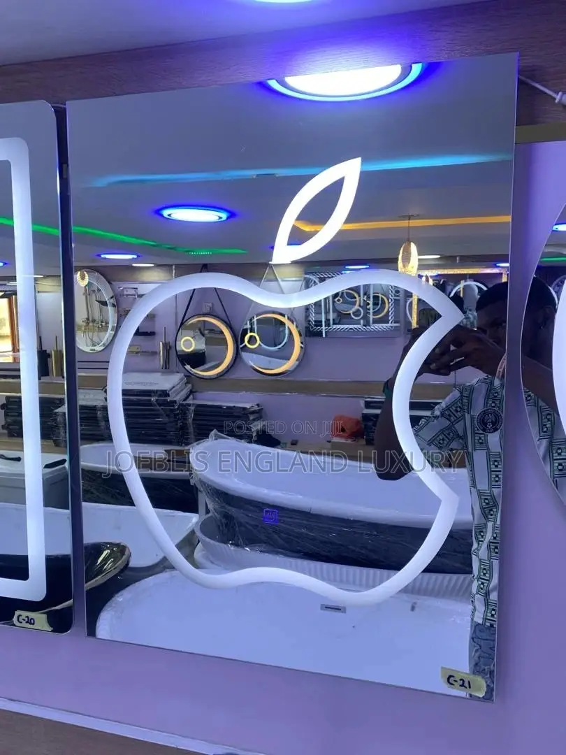 Led Mirror With Apple  Design 60by80