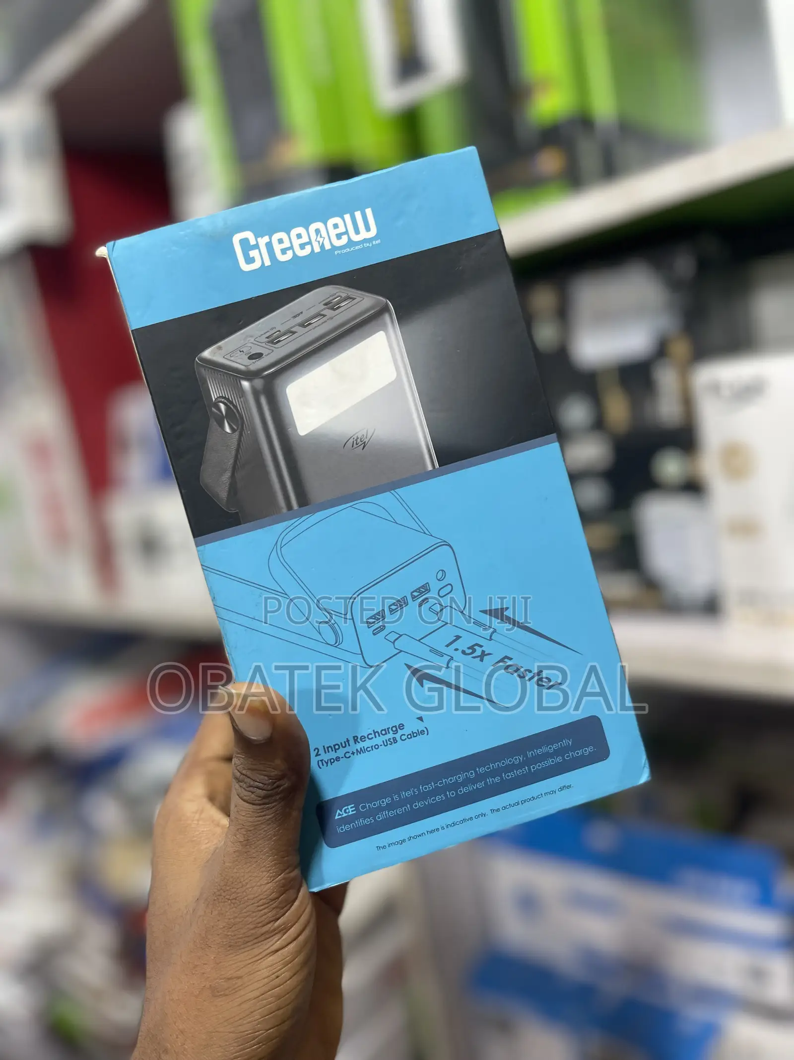 Itel Greenew 45000mah Capacity Fast Charge Powerbank