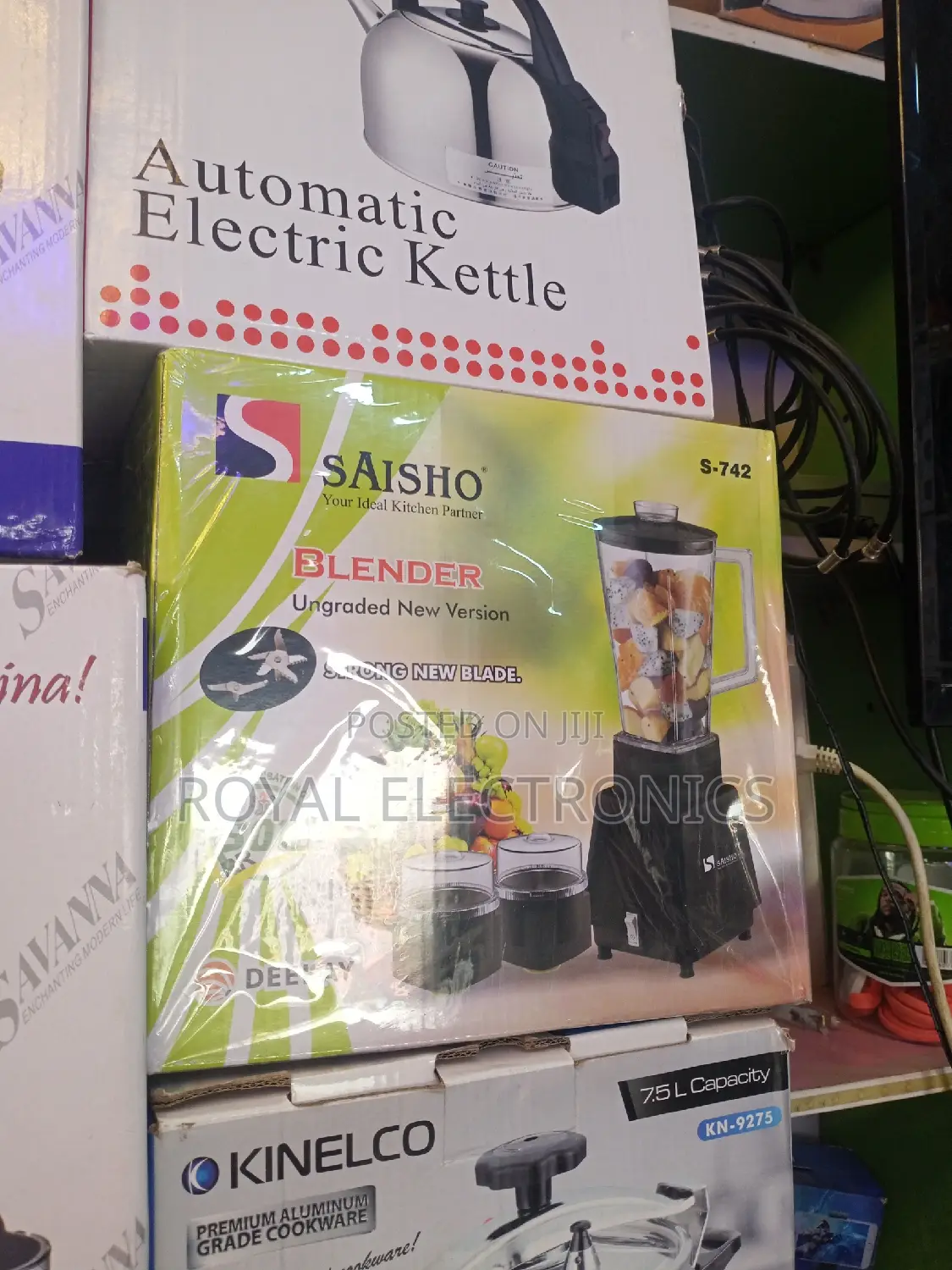 Brand New Saisho 3-in-1 Powerful Blender - S- 742