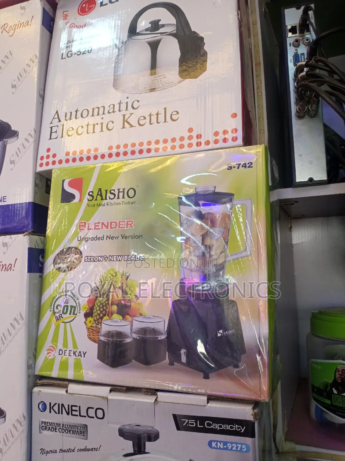 Brand New Saisho 3-in-1 Powerful Blender - S- 742