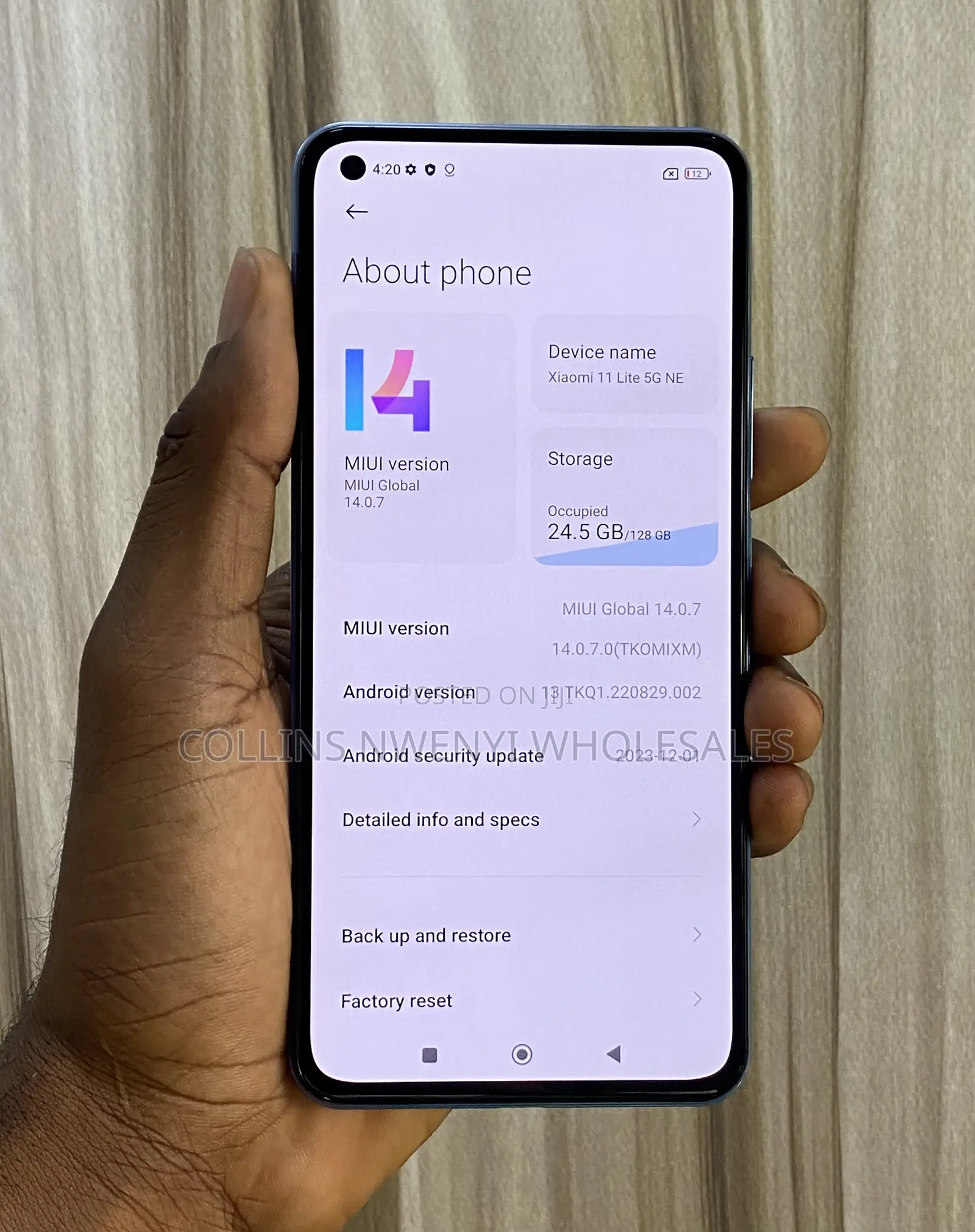 Xiaomi 11 Lite 5G NE 128 GB Blue