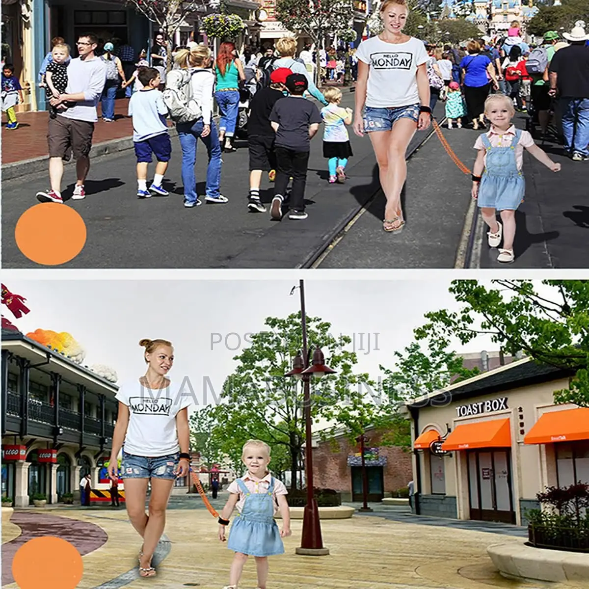 Child Anti-lost Safety Walking Harness Wrist-band Belt