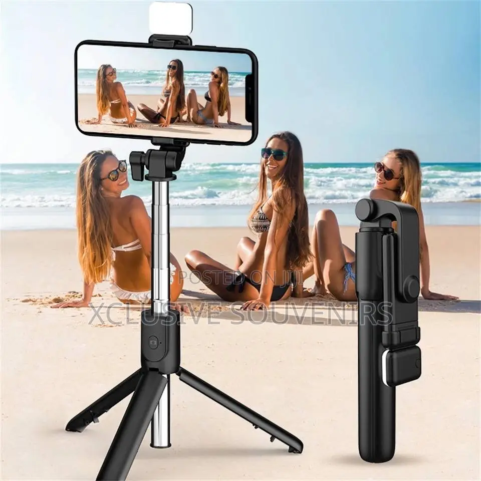 New Foldable Led Light Selfie Stick 740mm Long
