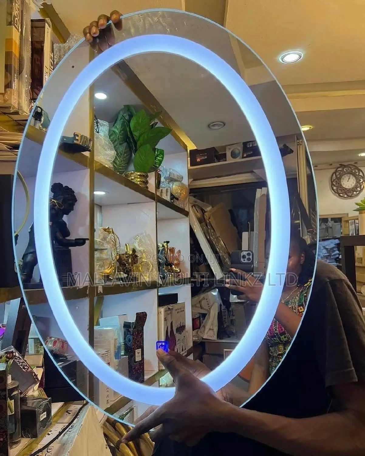 Barber Shop Hair Dressing Salon Mirrors With LED Lights