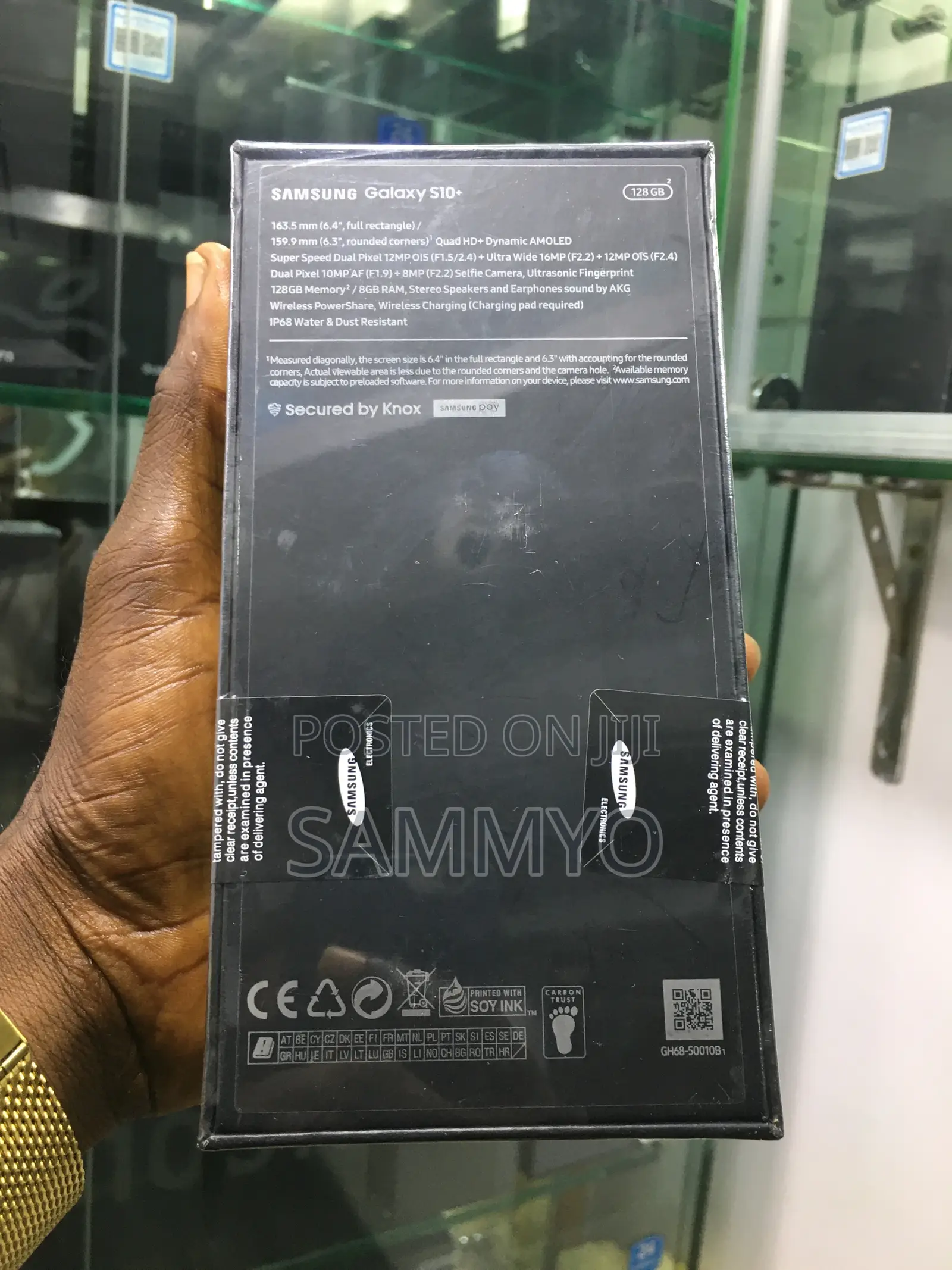 New Samsung Galaxy S10 Plus 128 GB Blue