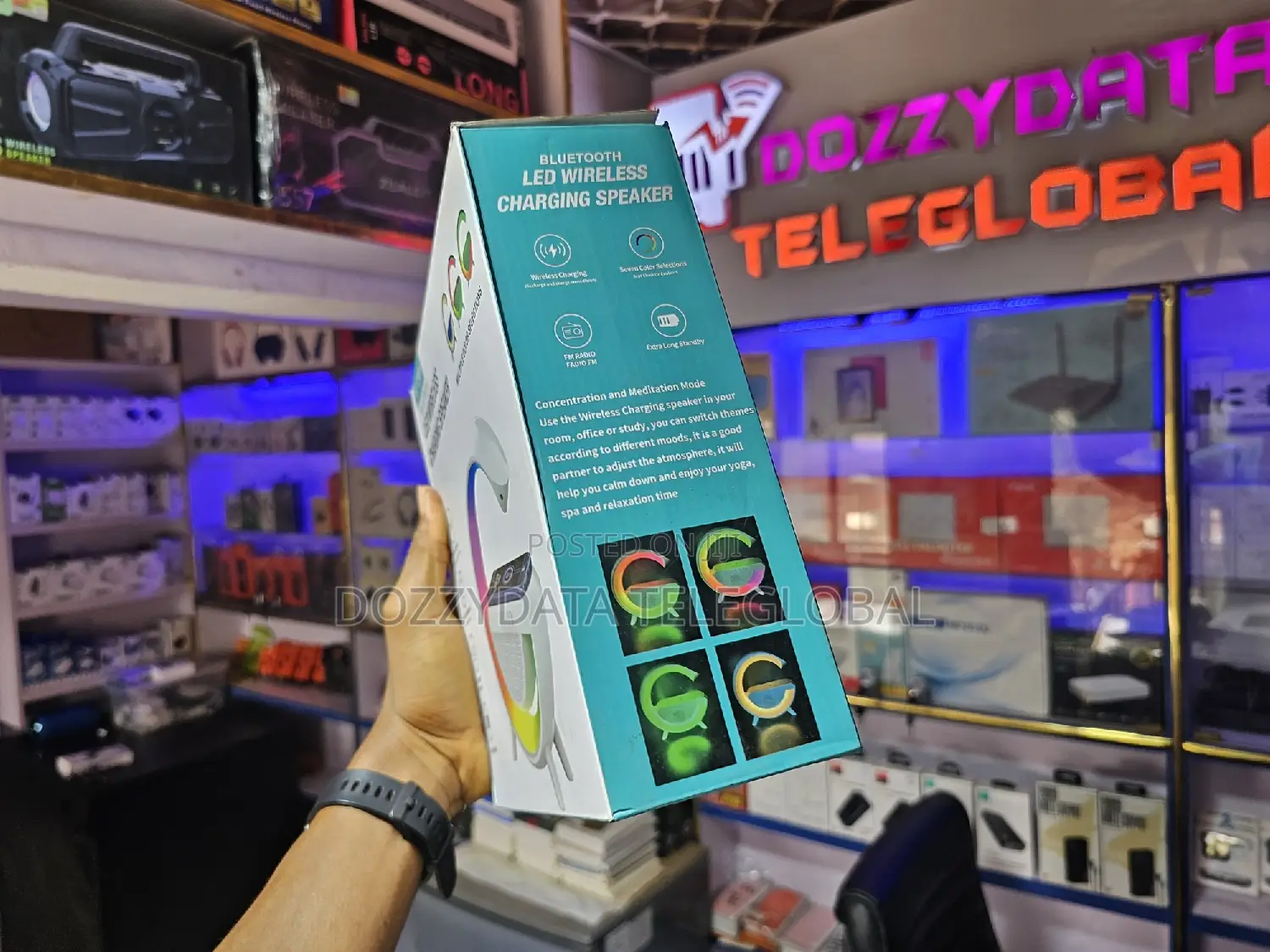 Bt 2301 Bluetooth LED Wireless Charging Speaker