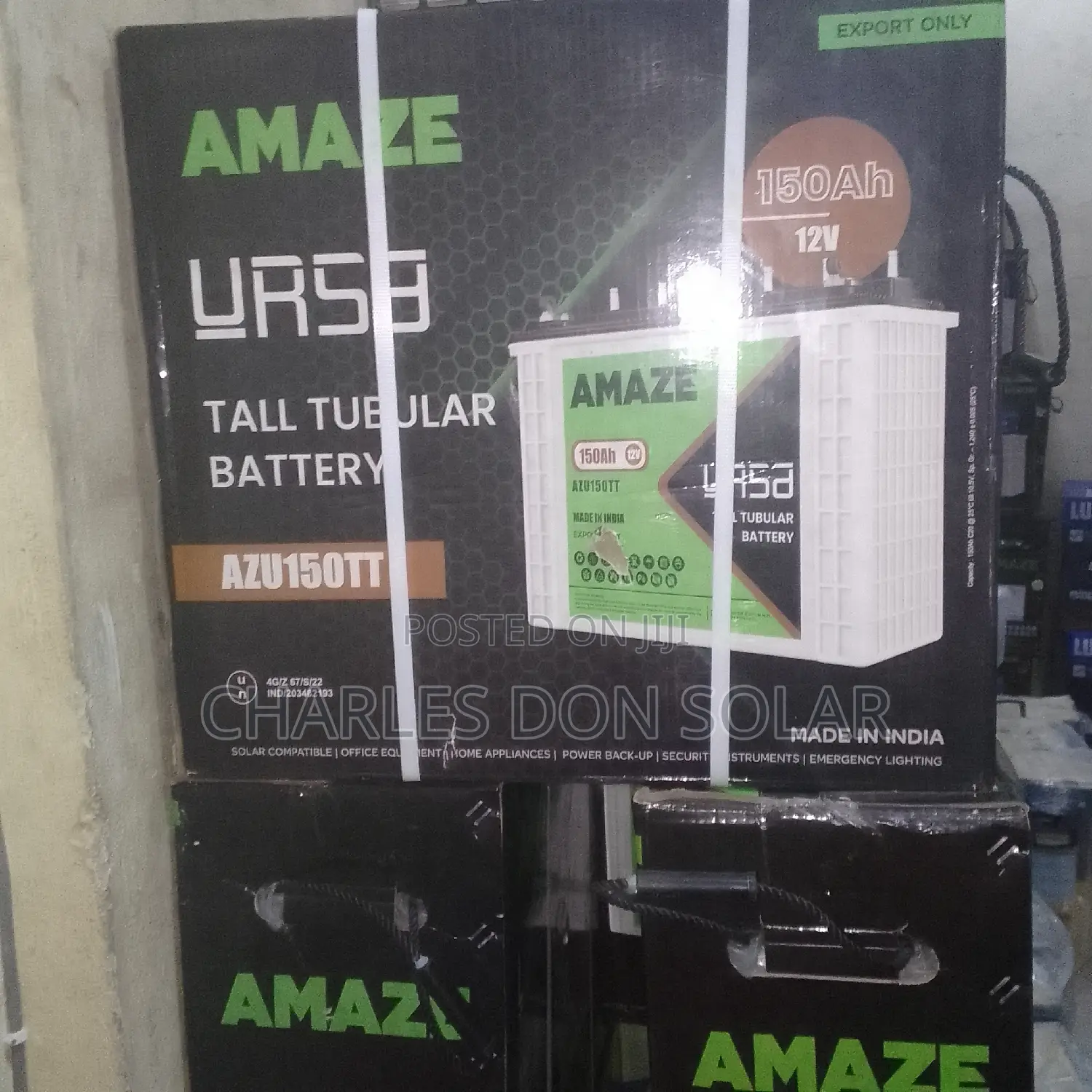 Amaze Tubular Battery