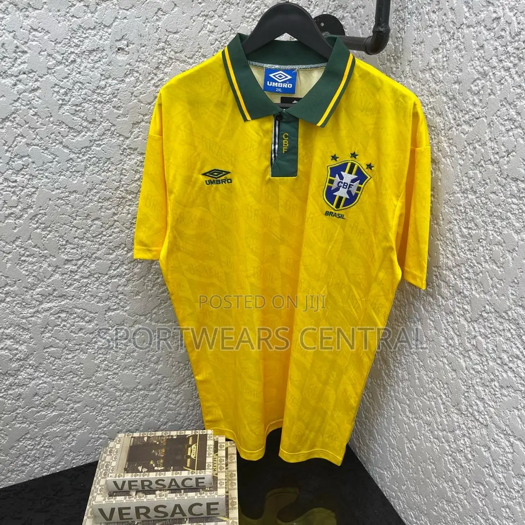 Original 1991/1993 Brzail Home Retro Vintage JERSEY