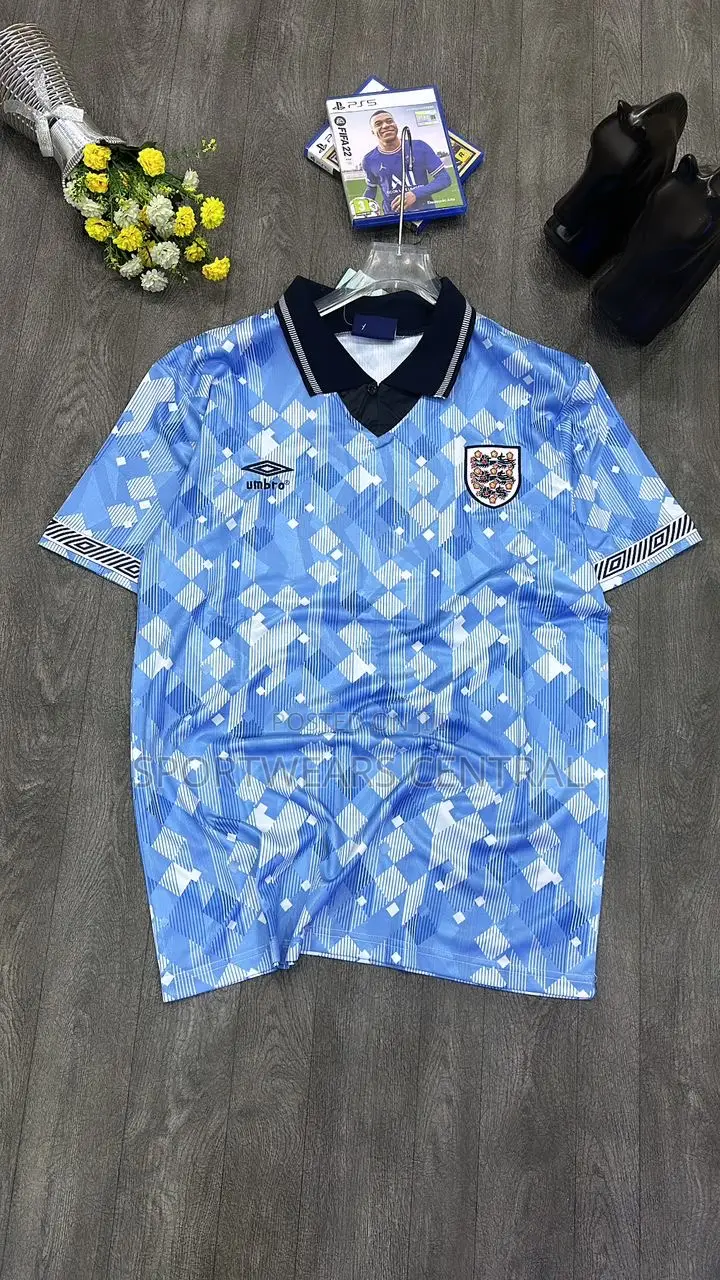 High Quality England 1991 Retro/Vintage Football Jersey