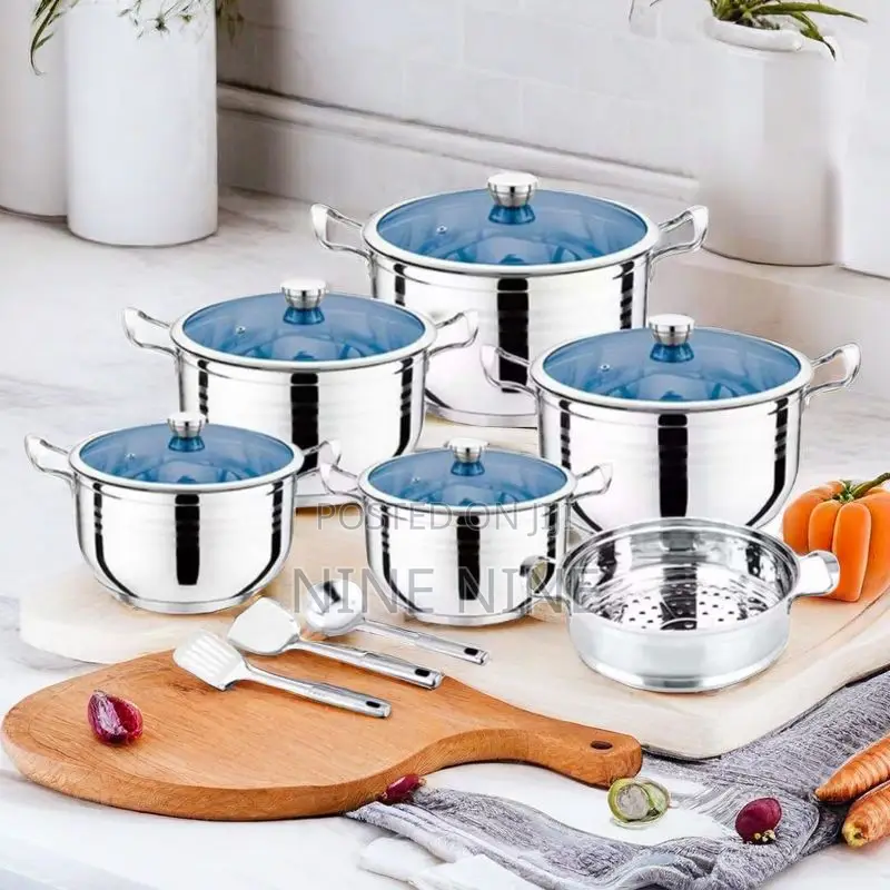 Cookware Pot Combination Cover (14pcs)