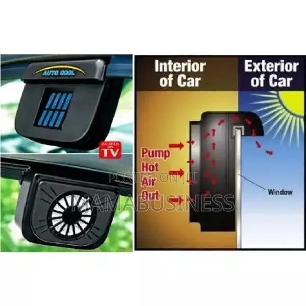 Auto Cool - Solar Powered Car Ventilation Fan