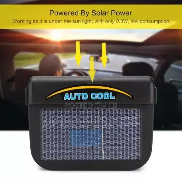Auto Cool - Solar Powered Car Ventilation Fan