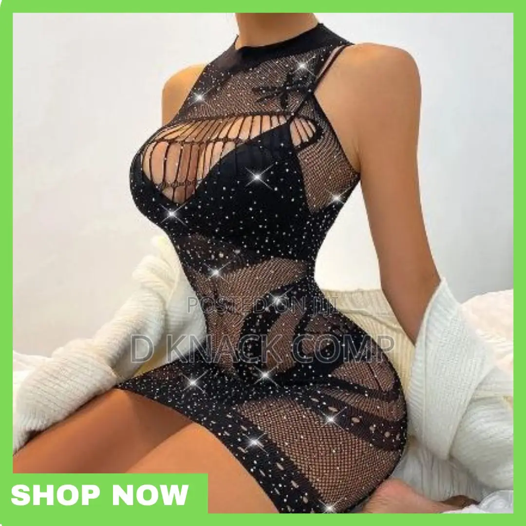 Ladies Hot Sexy Sleeveless Lingerie - Black