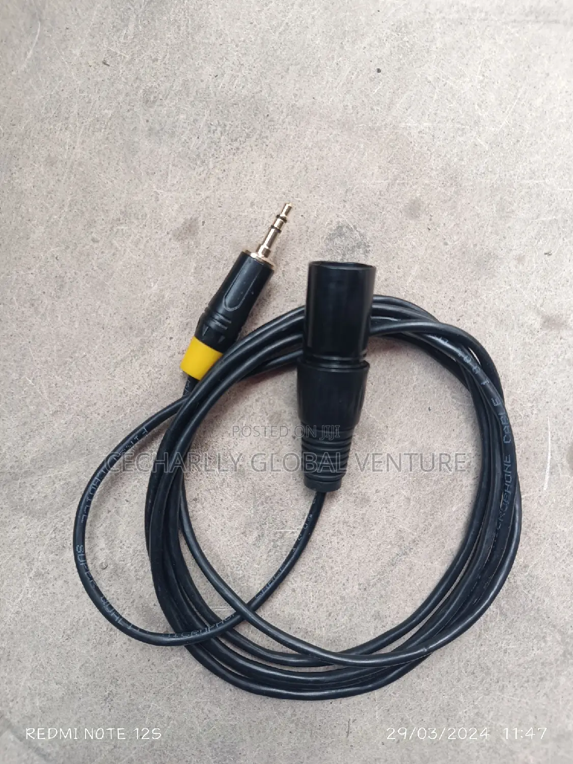 3.5mm Jack to XLR (Male/Female)