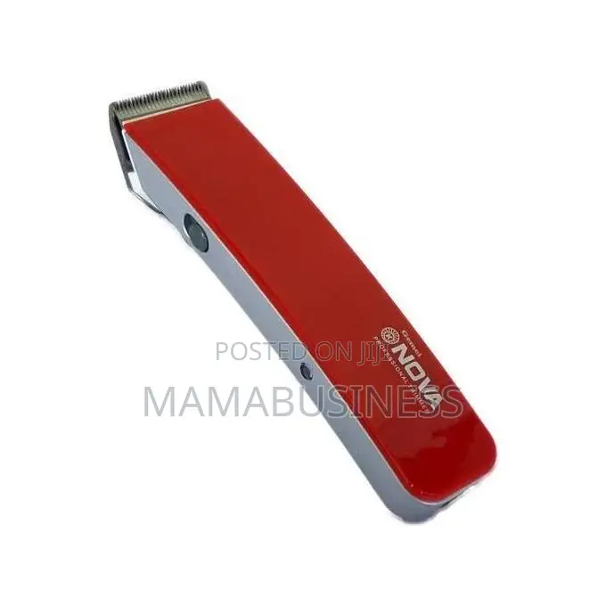 Nova Professional Rechargeable Hair Trimmer - Red