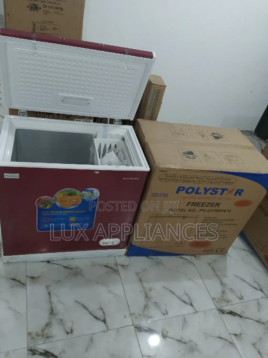 Fast Freezing 265L Polystar Chest Freezer