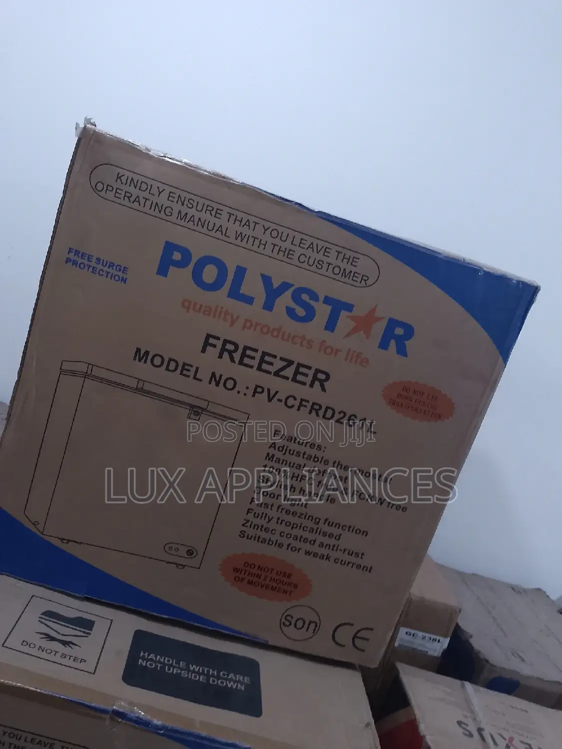 261 Liter Polystar Low Noise Chest Freezer