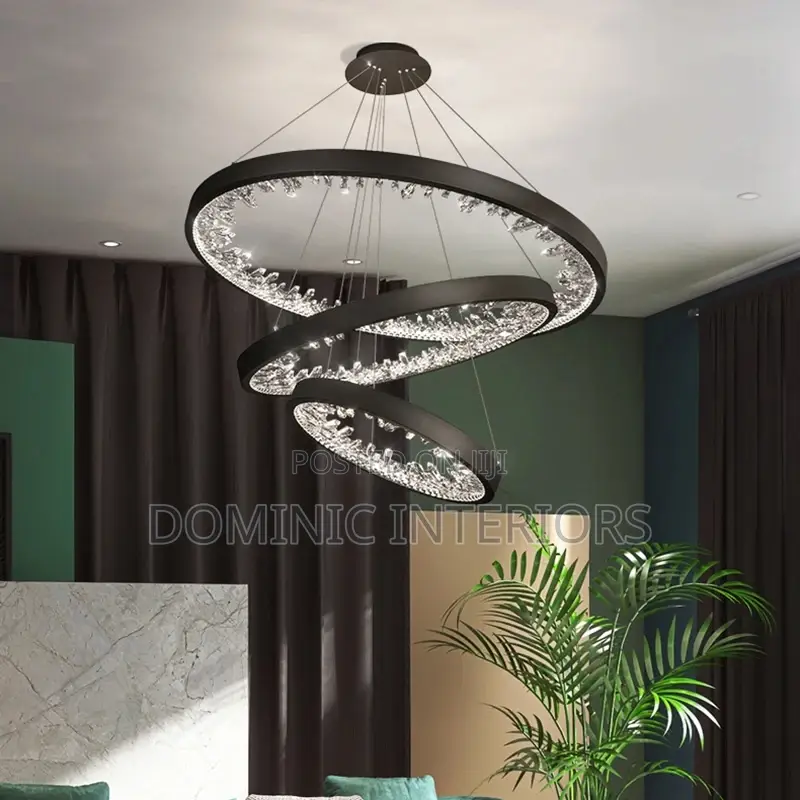 Black Circular Chandelier