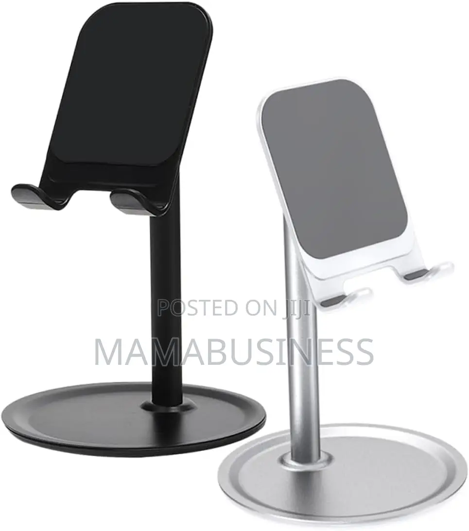 Universal Mobile Phone Stand Desktop Support Holder- White