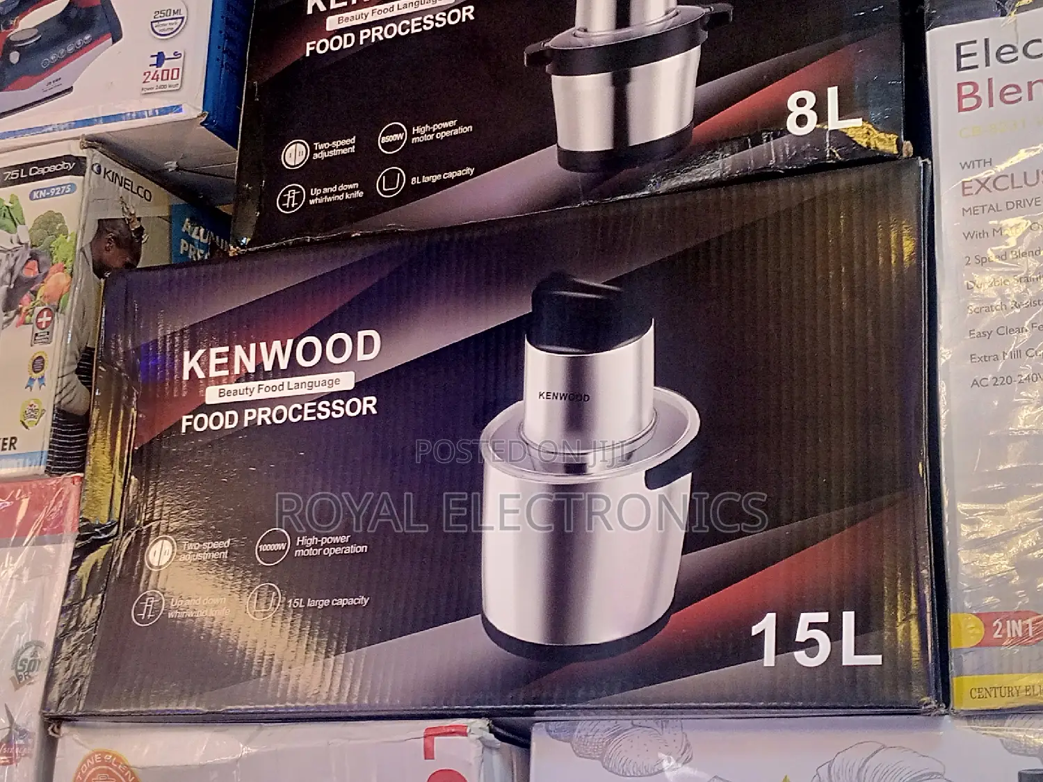 High Quality Kenwood Yam Pounder and Food Procesor-15l-1000w