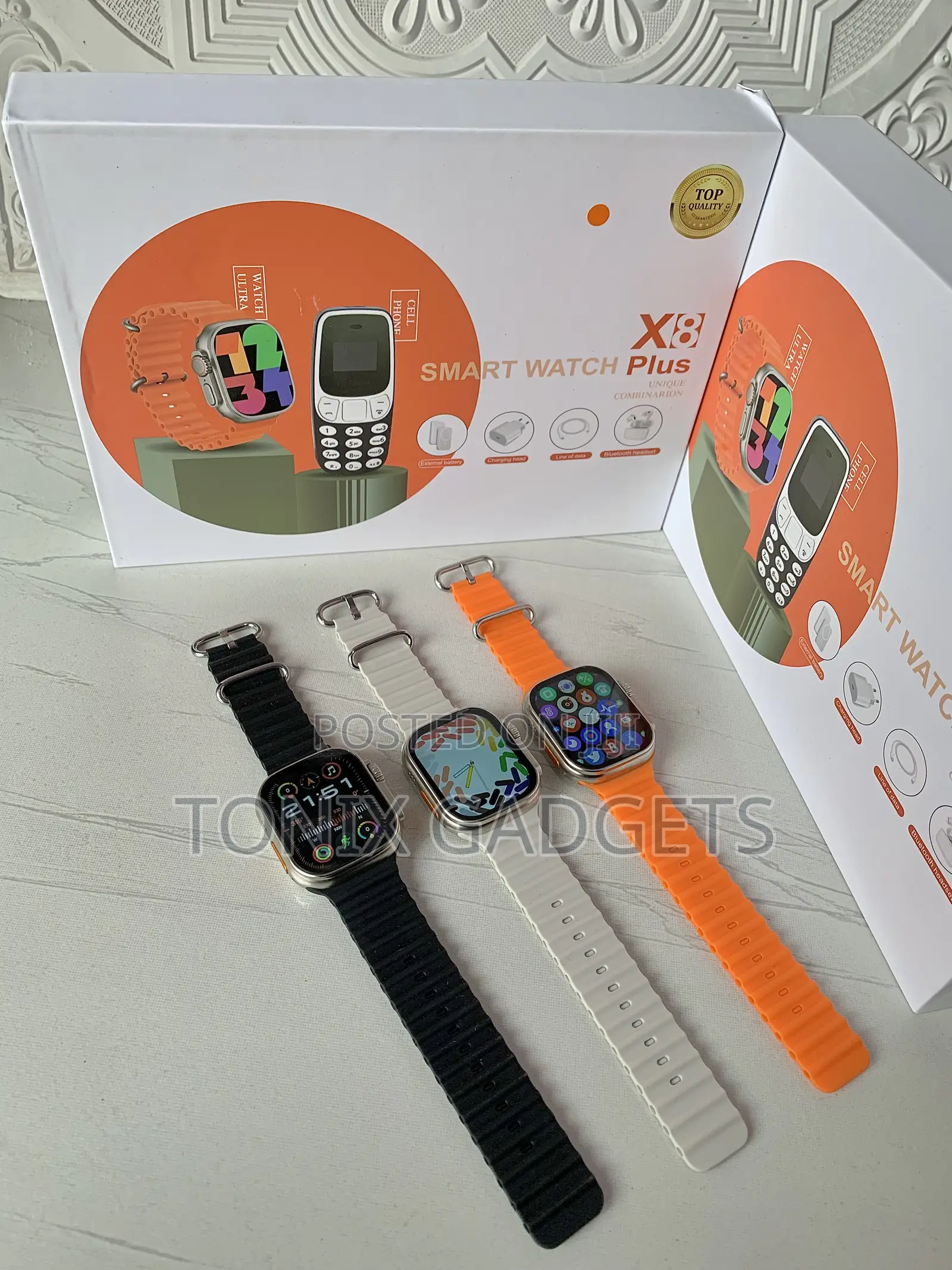 X8 Plus Unique Combination Smart Watch for iPhone/Android
