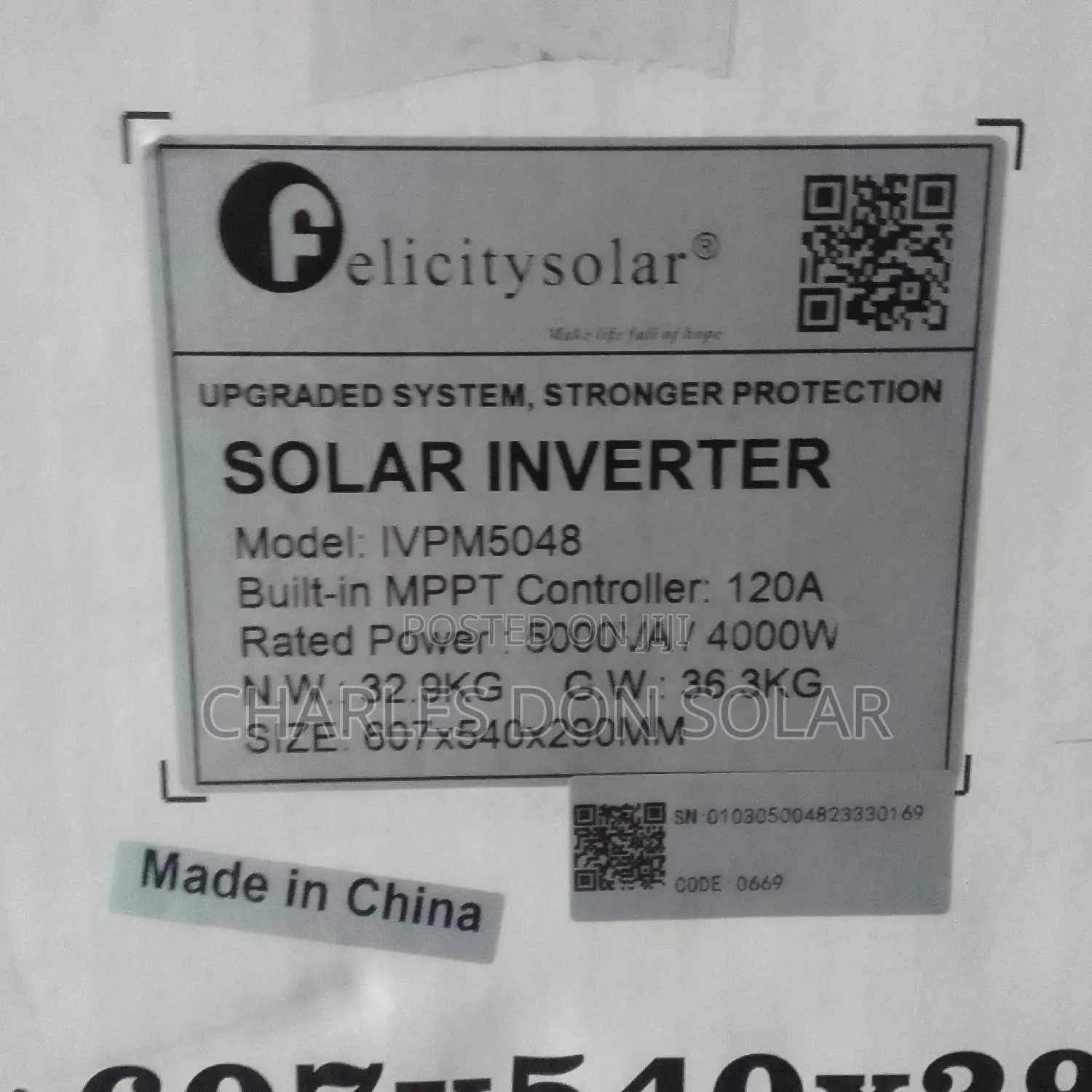 Felicity Inverter 5kva 48v Hybrid