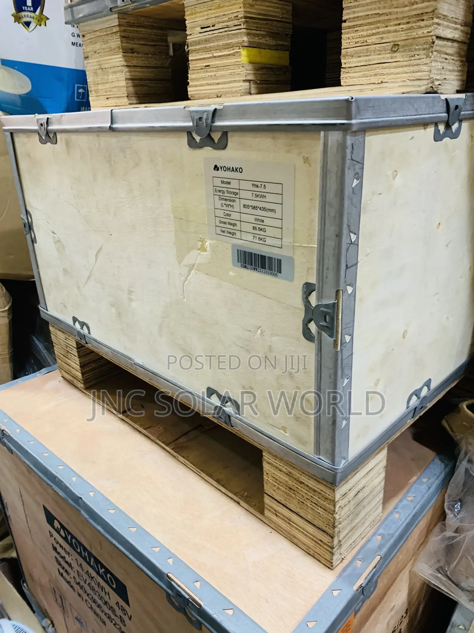 7.5kwh /48v Yohako Lithium Battery