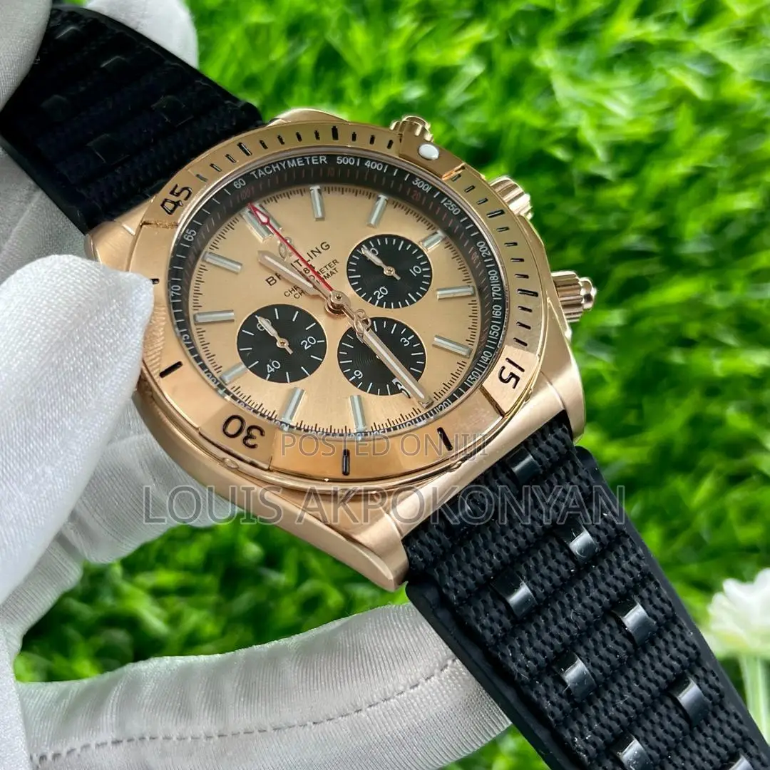 Breitling Rubber Strap Watch