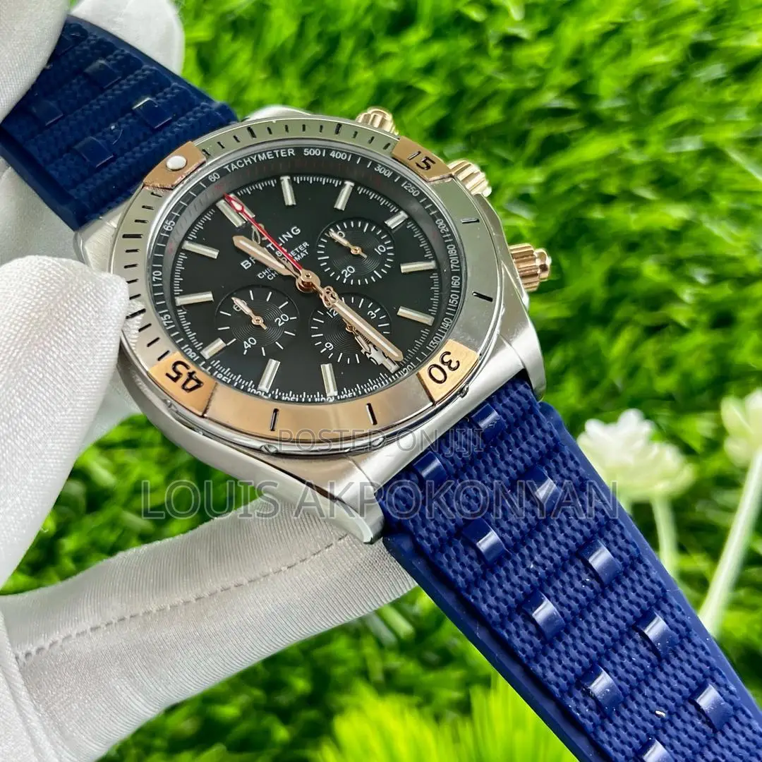 Breitling Rubber Strap Watch