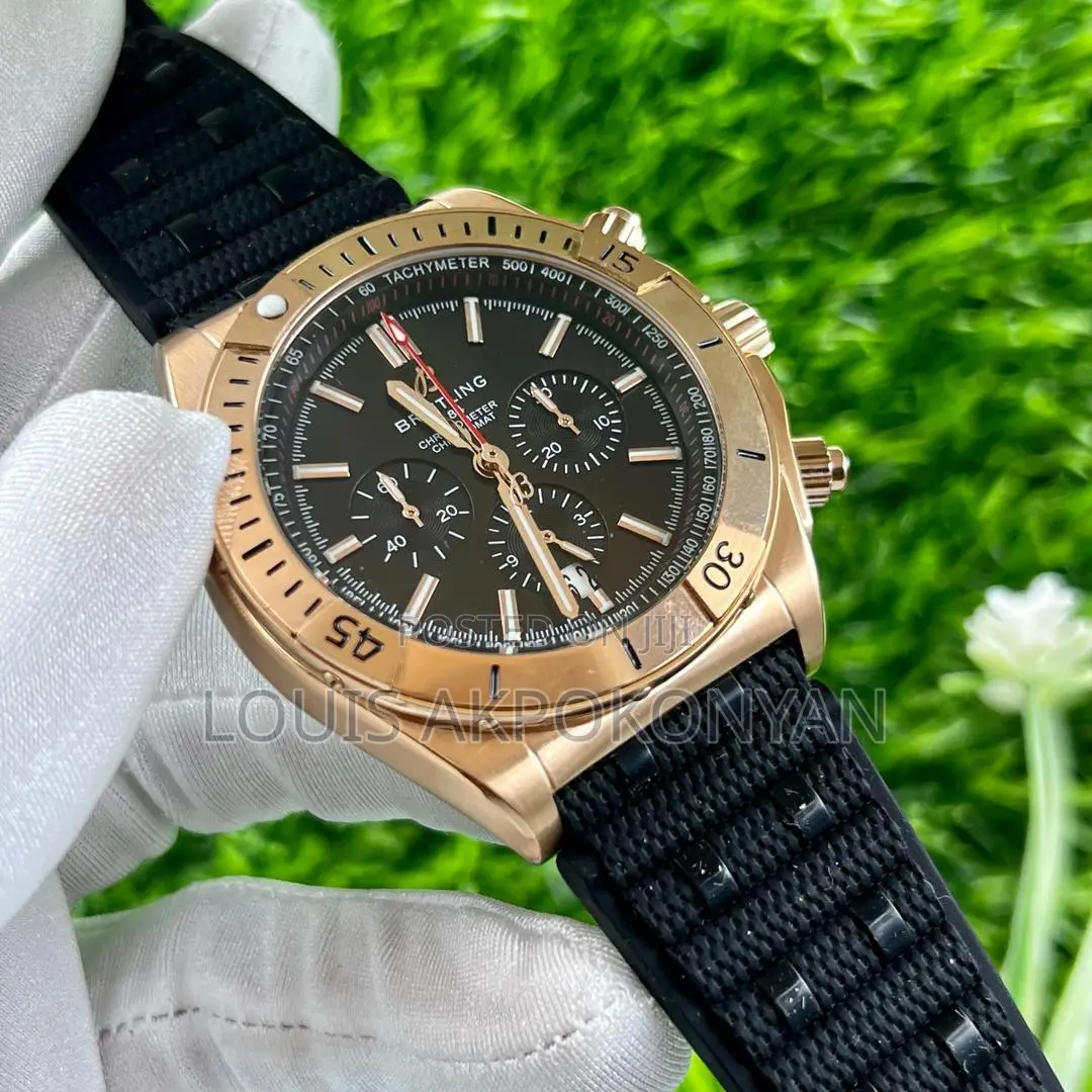 Breitling Rubber Strap Watch