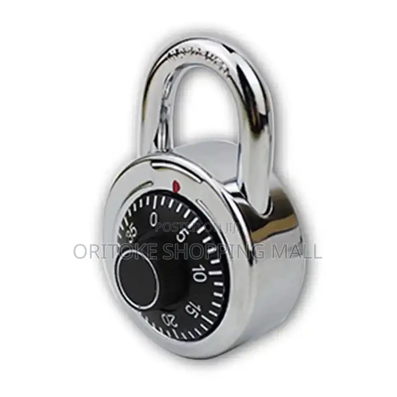 Password Lock Sliver Black Alloy
