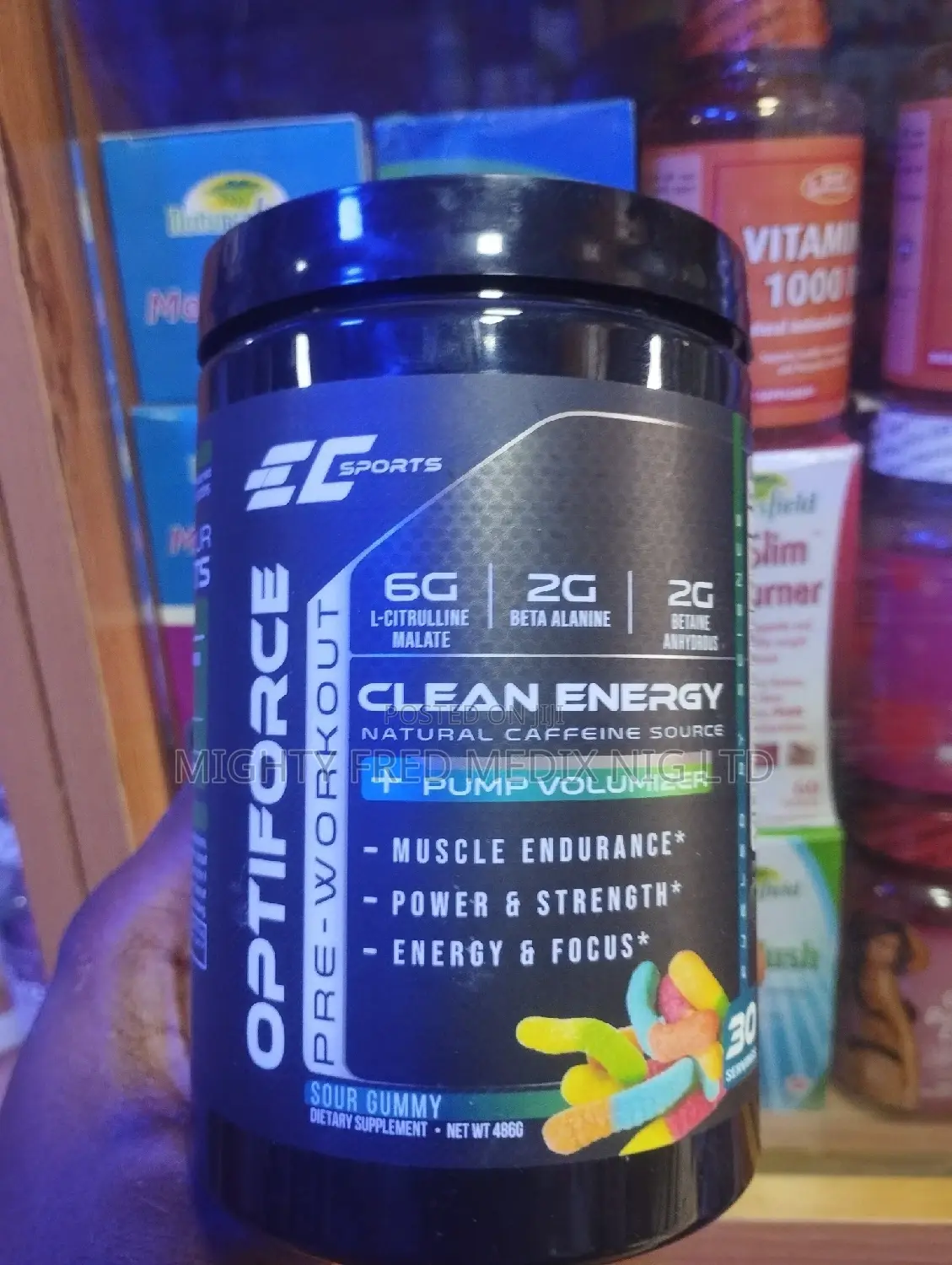 Ec Sport Optiforce Pre-workout Powder