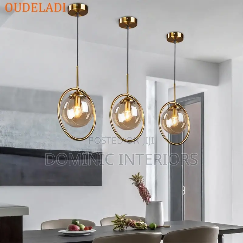 Glass Ball Hanging Lamp