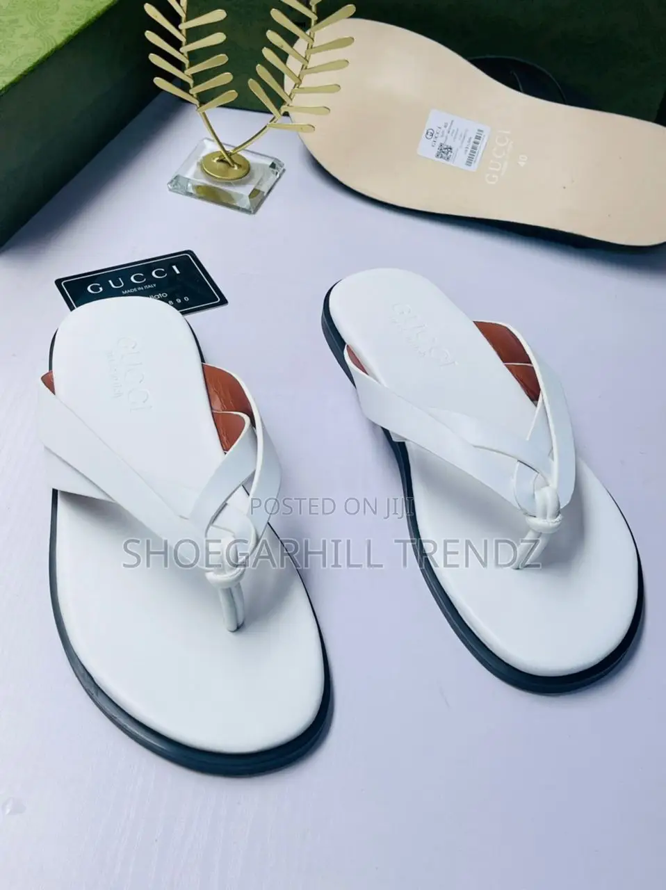 Classy Palm Slippers