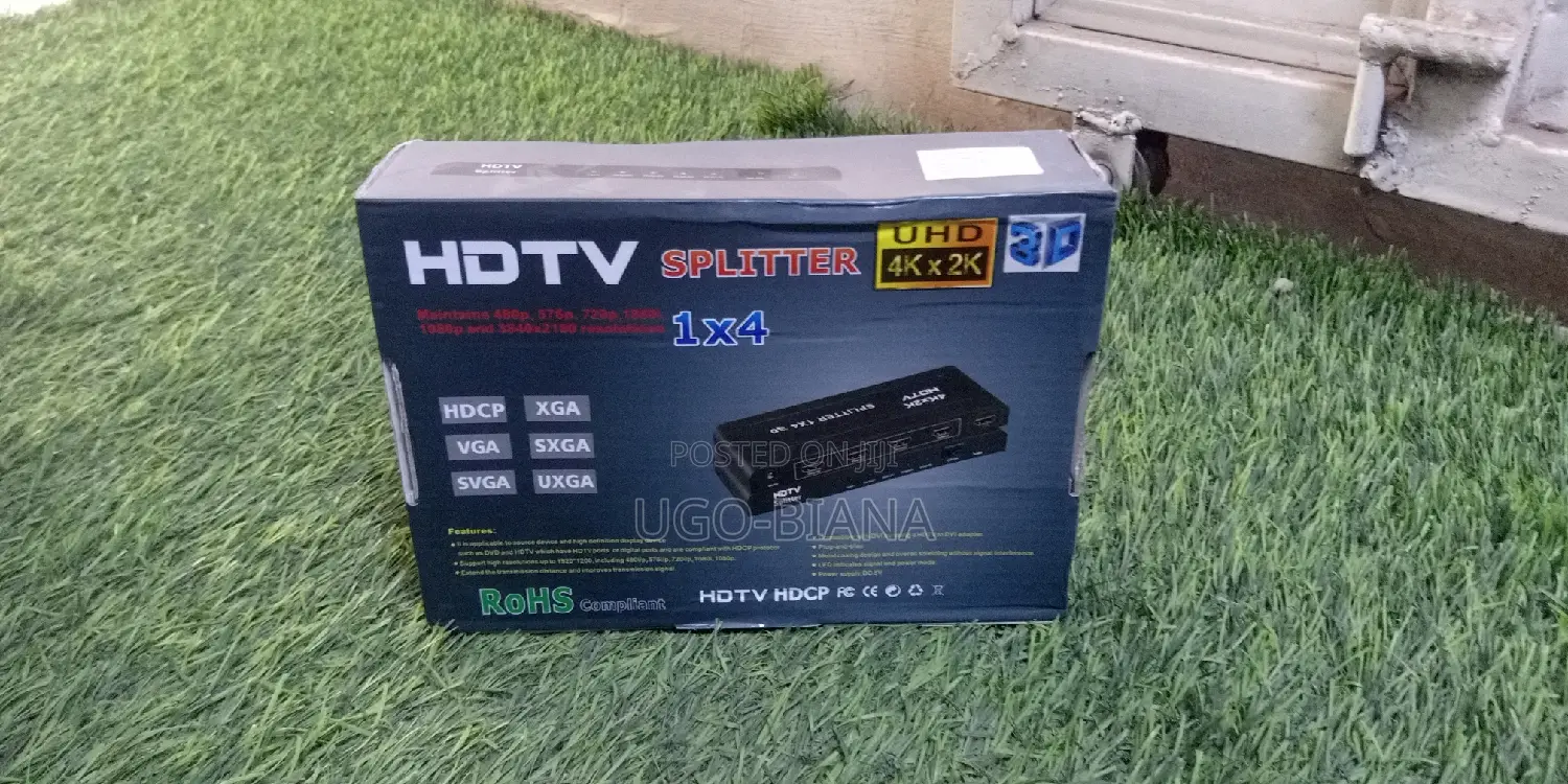 Hd Video Splitter 1x4 4-Way Video Splitter